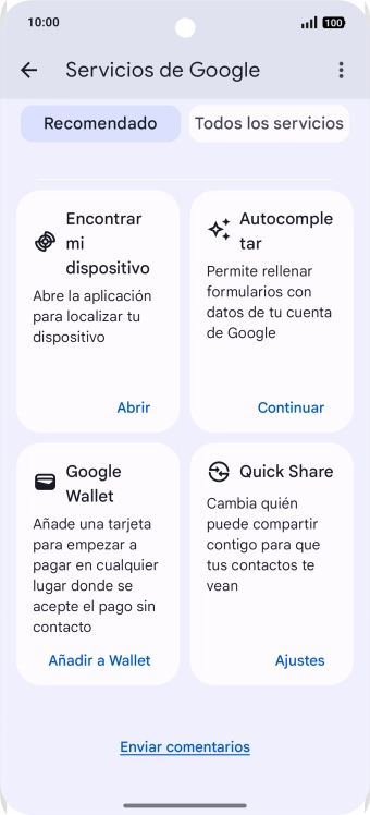Pulsa Encontrar mi dispositivo. Pulsa Encontrar mi dispositivo.
