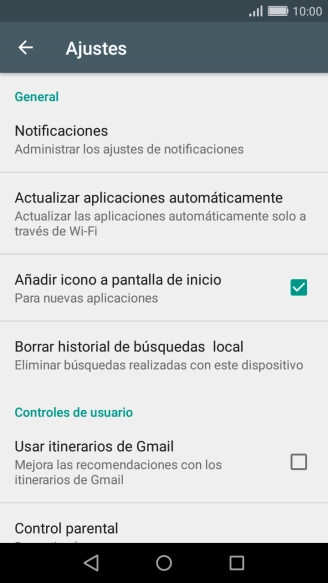 Pulsa Actualizar aplicaciones automáticamente. Pulsa Actualizar aplicaciones automáticamente.