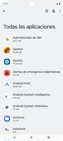 Pulsa la app deseada. Pulsa la app deseada.