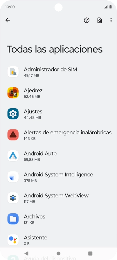 Pulsa la app deseada. Pulsa la app deseada.