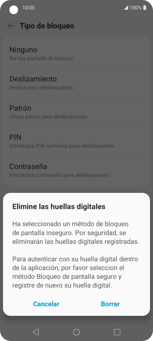 Pulsa Borrar. Pulsa Borrar.