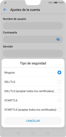 Pulsa Ninguna para desactivar la función. Pulsa Ninguna para desactivar la función.
