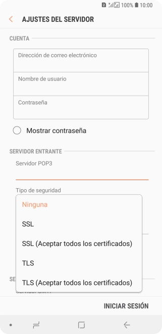 Pulsa Ninguna para desactivar la función. Pulsa Ninguna para desactivar la función.
