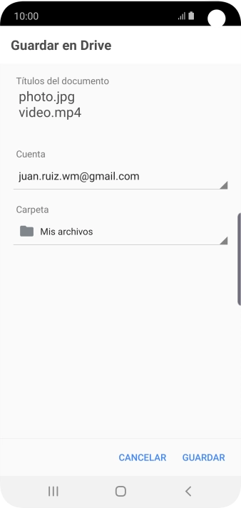 Pulsa GUARDAR. Pulsa GUARDAR.