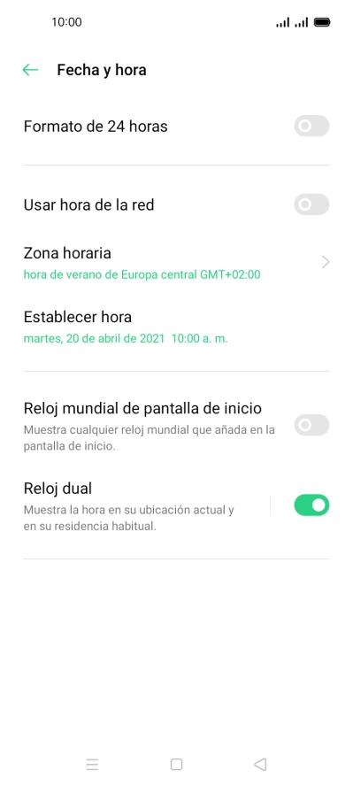Pulsa el indicador junto a Pulsa el indicador junto a