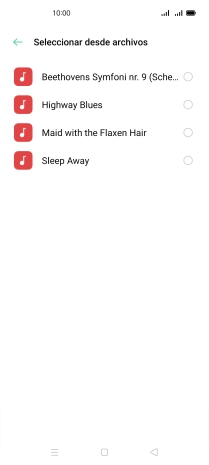 Pulsa los timbres de llamada deseados para escucharlos. Pulsa los timbres de llamada deseados para escucharlos.