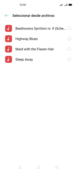 Pulsa los timbres de llamada deseados para escucharlos. Pulsa los timbres de llamada deseados para escucharlos.
