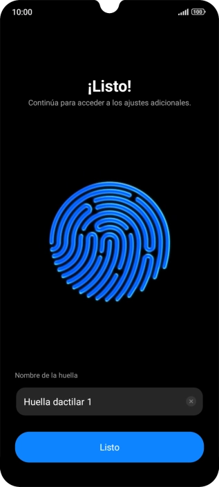 Pulsa Listo. Pulsa Listo.