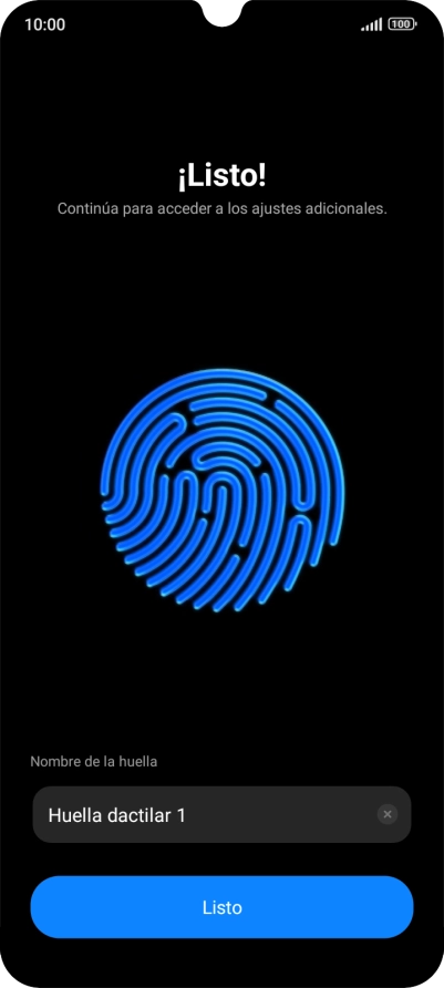 Pulsa Listo. Pulsa Listo.