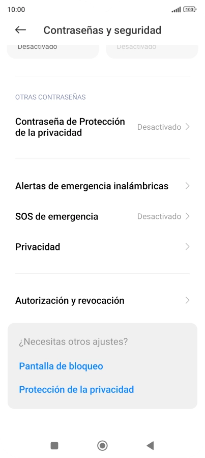 Pulsa Privacidad. Pulsa Privacidad.