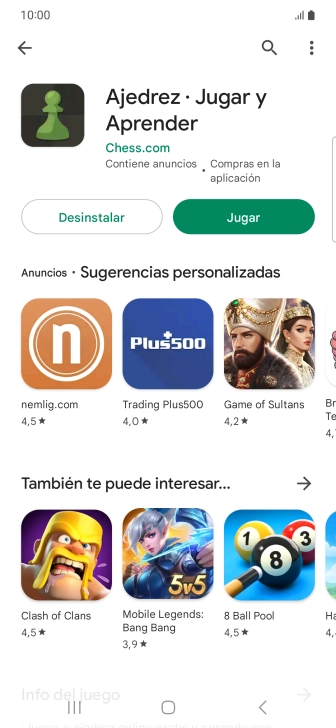 Pulsa la tecla de inicio para terminar y regresar a la pantalla de inicio. Pulsa la tecla de inicio para terminar y regresar a la pantalla de inicio.