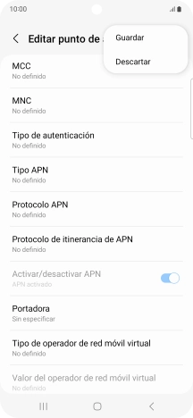 Pulsa Guardar. Pulsa Guardar.