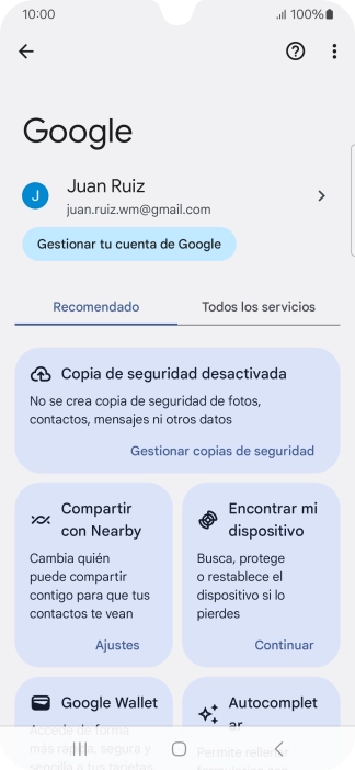 Pulsa Encontrar mi dispositivo. Pulsa Encontrar mi dispositivo.