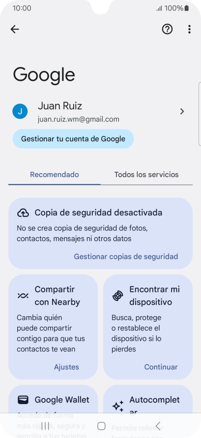 Pulsa Encontrar mi dispositivo. Pulsa Encontrar mi dispositivo.