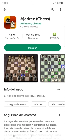 Pulsa Instalar y sigue las indicaciones de la pantalla para instalar la app. Pulsa Instalar y sigue las indicaciones de la pantalla para instalar la app.