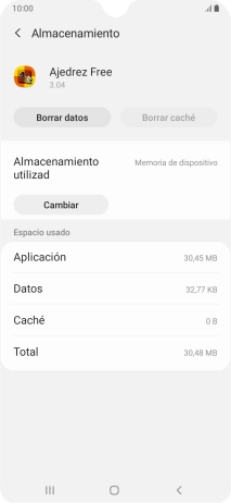 Pulsa la tecla de inicio para terminar y regresar a la pantalla de inicio. Pulsa la tecla de inicio para terminar y regresar a la pantalla de inicio.