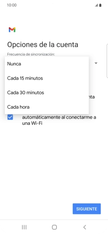 Pulsa el ajuste deseado. Pulsa el ajuste deseado.