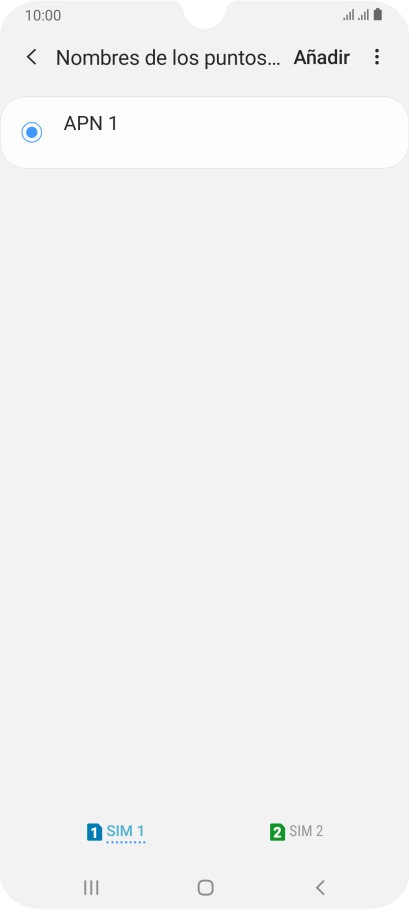 Pulsa la tarjeta SIM deseada. Pulsa la tarjeta SIM deseada.