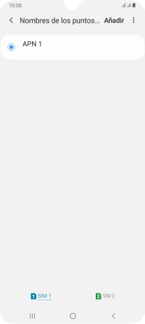 Pulsa la tarjeta SIM deseada. Pulsa la tarjeta SIM deseada.