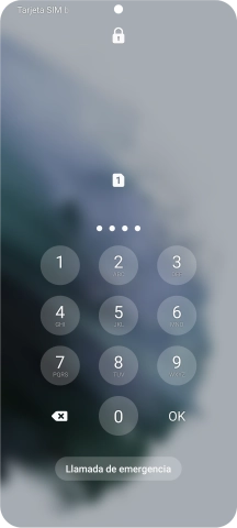 Si lo solicita el teléfono, introduce el código PIN y pulsa OK. Si lo solicita el teléfono, introduce el código PIN y pulsa OK.