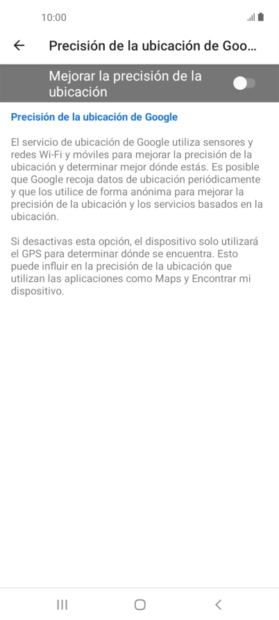 Pulsa el indicador junto a Pulsa el indicador junto a