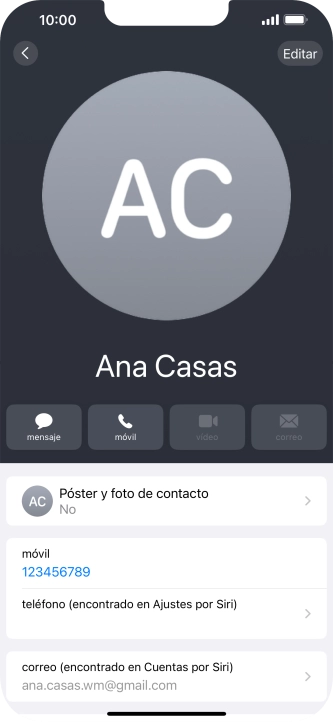 Pulsa Póster y foto de contacto. Pulsa Póster y foto de contacto.