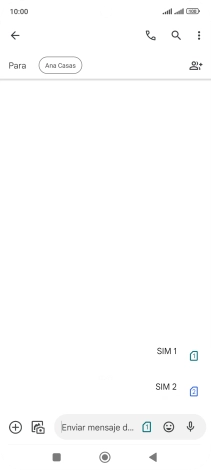 Pulsa la tarjeta SIM deseada. Pulsa la tarjeta SIM deseada.