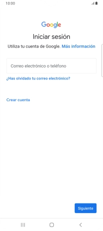 Si no tienes una cuenta de Google, pulsa Crear cuenta y sigue las indicaciones de la pantalla para ver cómo crear una cuenta nueva. Si no tienes una cuenta de Google, pulsa Crear cuenta y sigue las indicaciones de la pantalla para ver cómo crear una cuenta nueva.