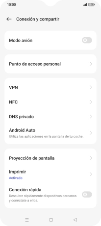 Pulsa Punto de acceso personal. Pulsa Punto de acceso personal.