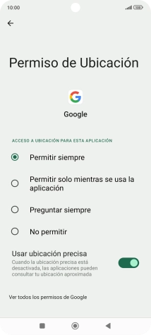 Pulsa el ajuste deseado. Pulsa el ajuste deseado.
