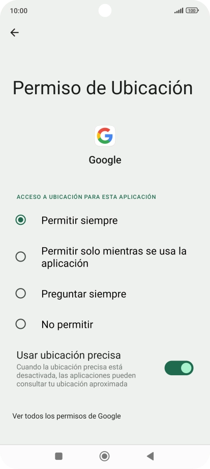 Pulsa el ajuste deseado. Pulsa el ajuste deseado.