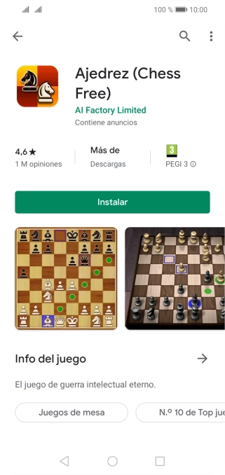 Pulsa Instalar y sigue las indicaciones de la pantalla para instalar la app. Pulsa Instalar y sigue las indicaciones de la pantalla para instalar la app.
