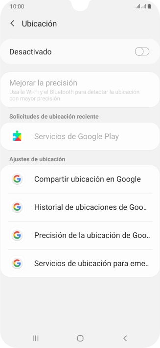 Pulsa el indicador para activar o desactivar la función. Pulsa el indicador para activar o desactivar la función.