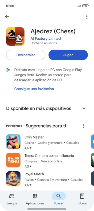 Desliza el dedo hacia arriba desde la parte inferior de la pantalla para terminar y volver a la pantalla de inicio. Desliza el dedo hacia arriba desde la parte inferior de la pantalla para terminar y volver a la pantalla de inicio.