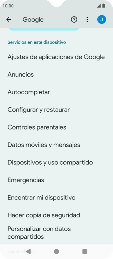 Pulsa Encontrar mi dispositivo. Pulsa Encontrar mi dispositivo.