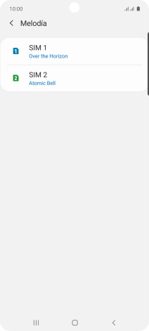 Pulsa la tarjeta SIM deseada. Pulsa la tarjeta SIM deseada.