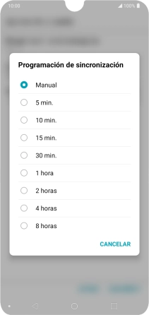 Pulsa el ajuste deseado. Pulsa el ajuste deseado.