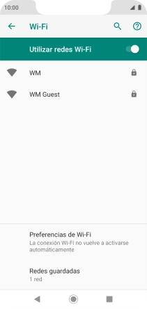 Pulsa la red wifi deseada. Pulsa la red wifi deseada.