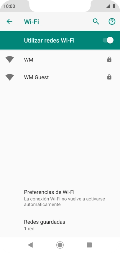 Pulsa la red wifi deseada. Pulsa la red wifi deseada.