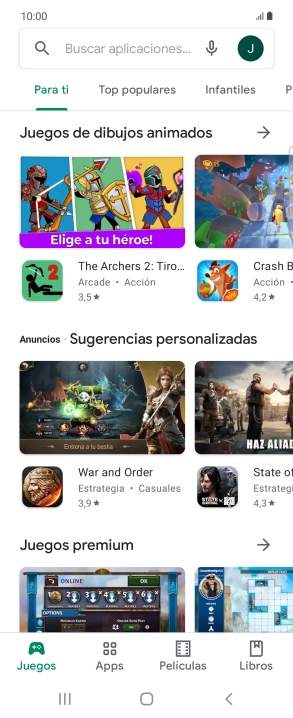 Pulsa en el campo de búsqueda. Pulsa en el campo de búsqueda.