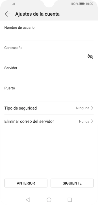 Pulsa Tipo de seguridad. Pulsa Tipo de seguridad.