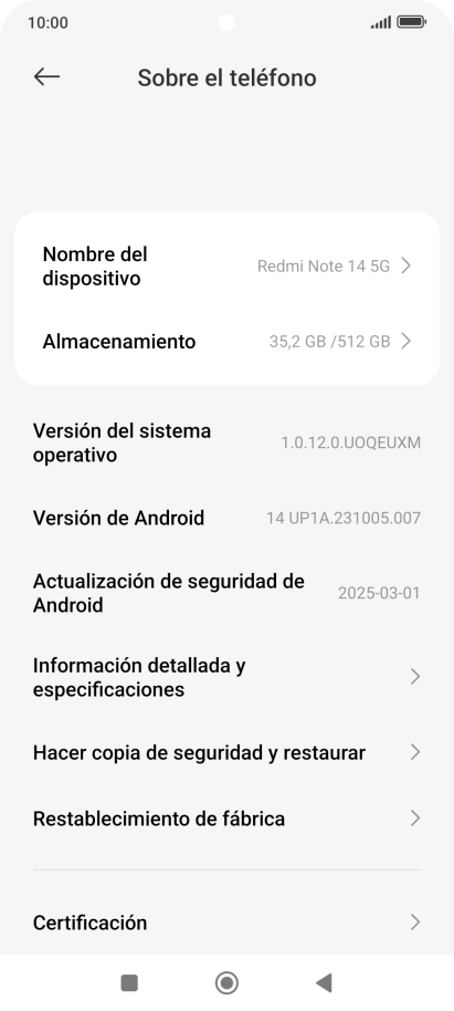 Pulsa Restablecimiento de fábrica. Pulsa Restablecimiento de fábrica.