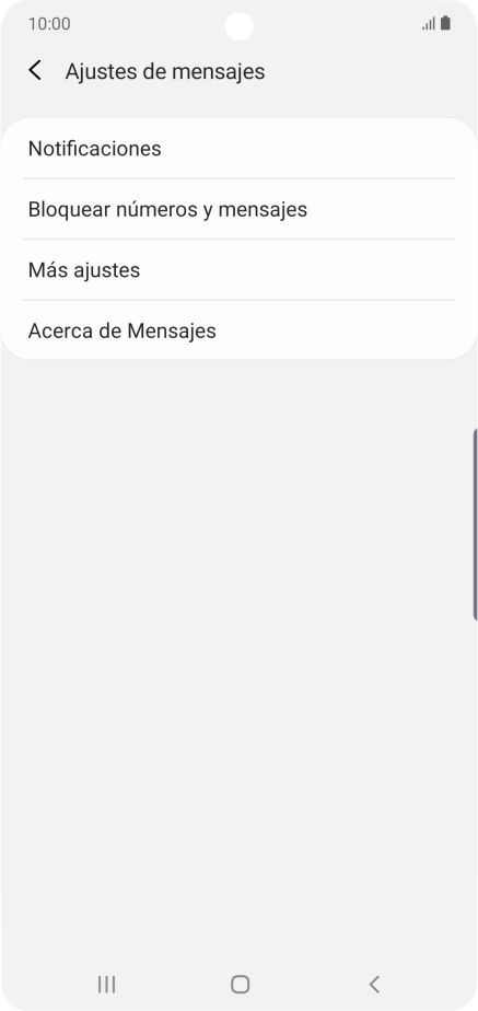 Pulsa Más ajustes. Pulsa Más ajustes.