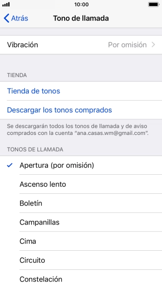 Pulsa los timbres de llamada deseados para escucharlos. Pulsa los timbres de llamada deseados para escucharlos.
