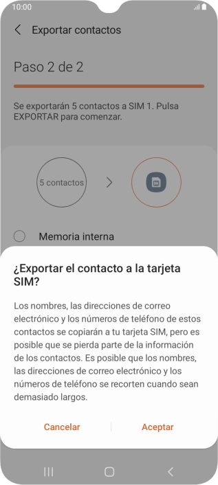 Pulsa Aceptar. Pulsa Aceptar.