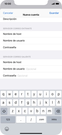 Pulsa Guardar. Ahora se ha configurado tu cuenta de correo electrónico. Si deseas seleccionar más ajustes del servidor de correo de entrada o de salida, continúa con los pasos siguientes. Pulsa Guardar. Ahora se ha configurado tu cuenta de correo electrónico. Si deseas seleccionar más ajustes del servidor de correo de entrada o de salida, continúa con los pasos siguientes.
