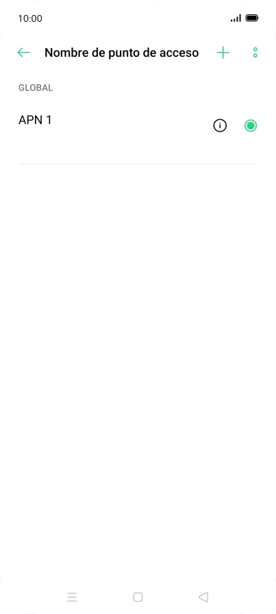 Pulsa el icono de añadir. Pulsa el icono de añadir.