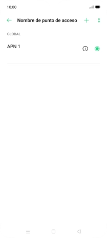 Pulsa el icono de añadir. Pulsa el icono de añadir.