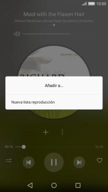 Pulsa Nueva lista reproducción. Pulsa Nueva lista reproducción.