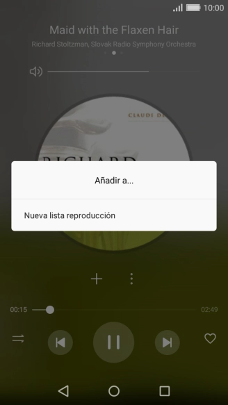 Pulsa Nueva lista reproducción. Pulsa Nueva lista reproducción.